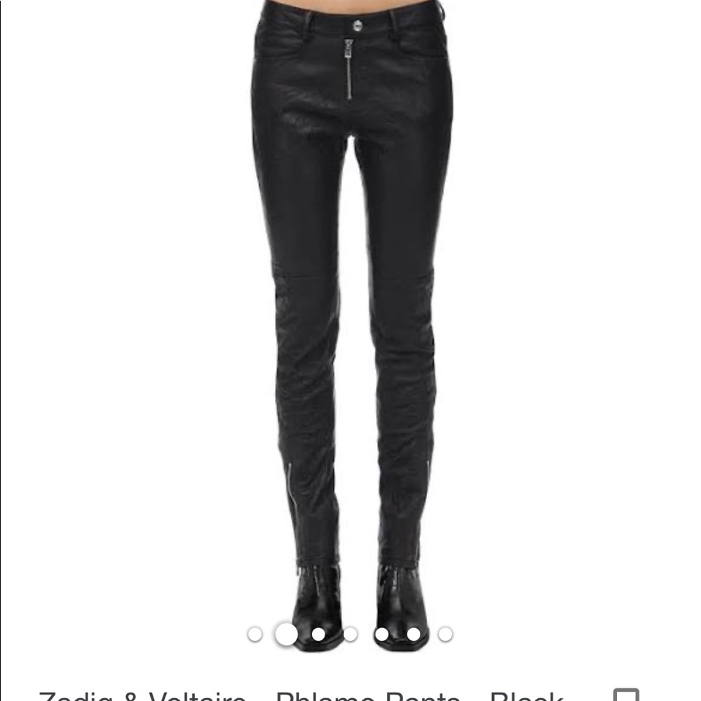 Black Leather Pants